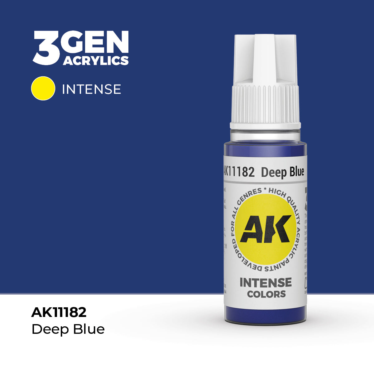 AK 3Gen Acrylics - Deep Blue: Intense
