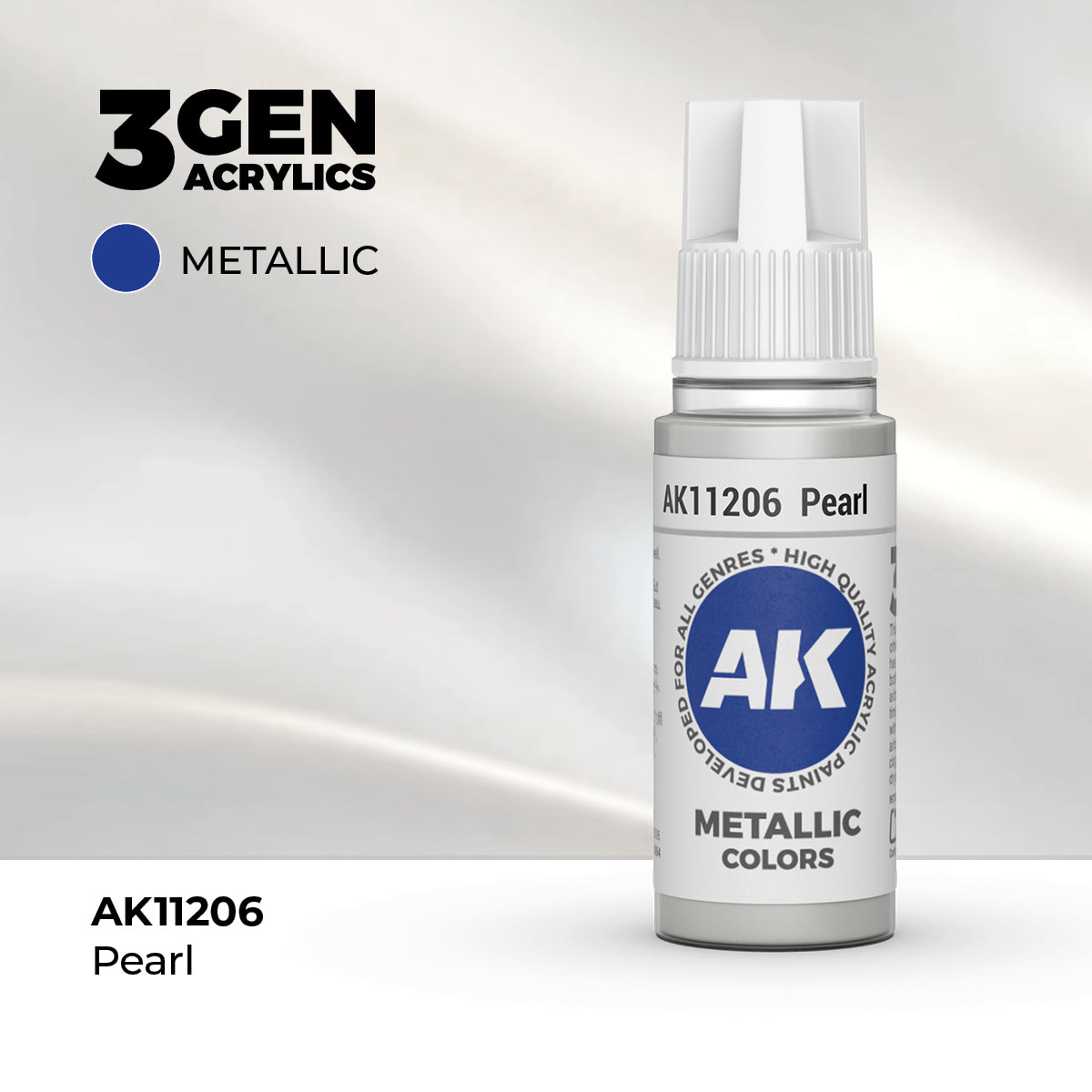 AK 3Gen Acrylics - Pearl: Metallic