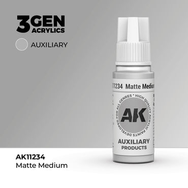 AK 3Gen Acrylics - Matte Medium: Auxiliary Product