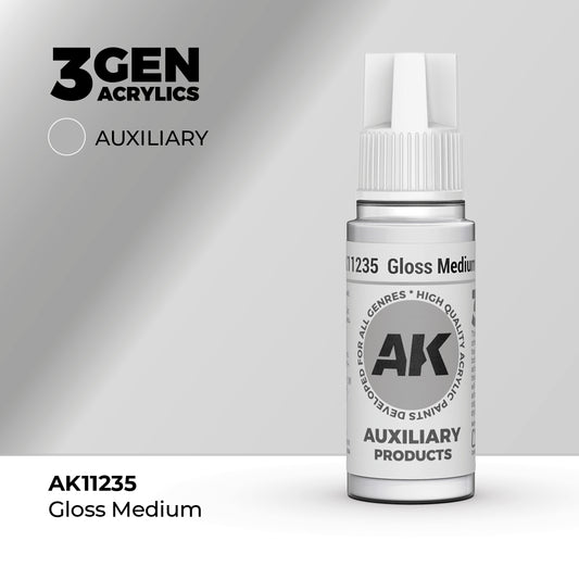 AK 3Gen Acrylics - Gloss Medium: Auxiliary Product