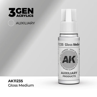 AK 3Gen Acrylics - Gloss Medium: Auxiliary Product