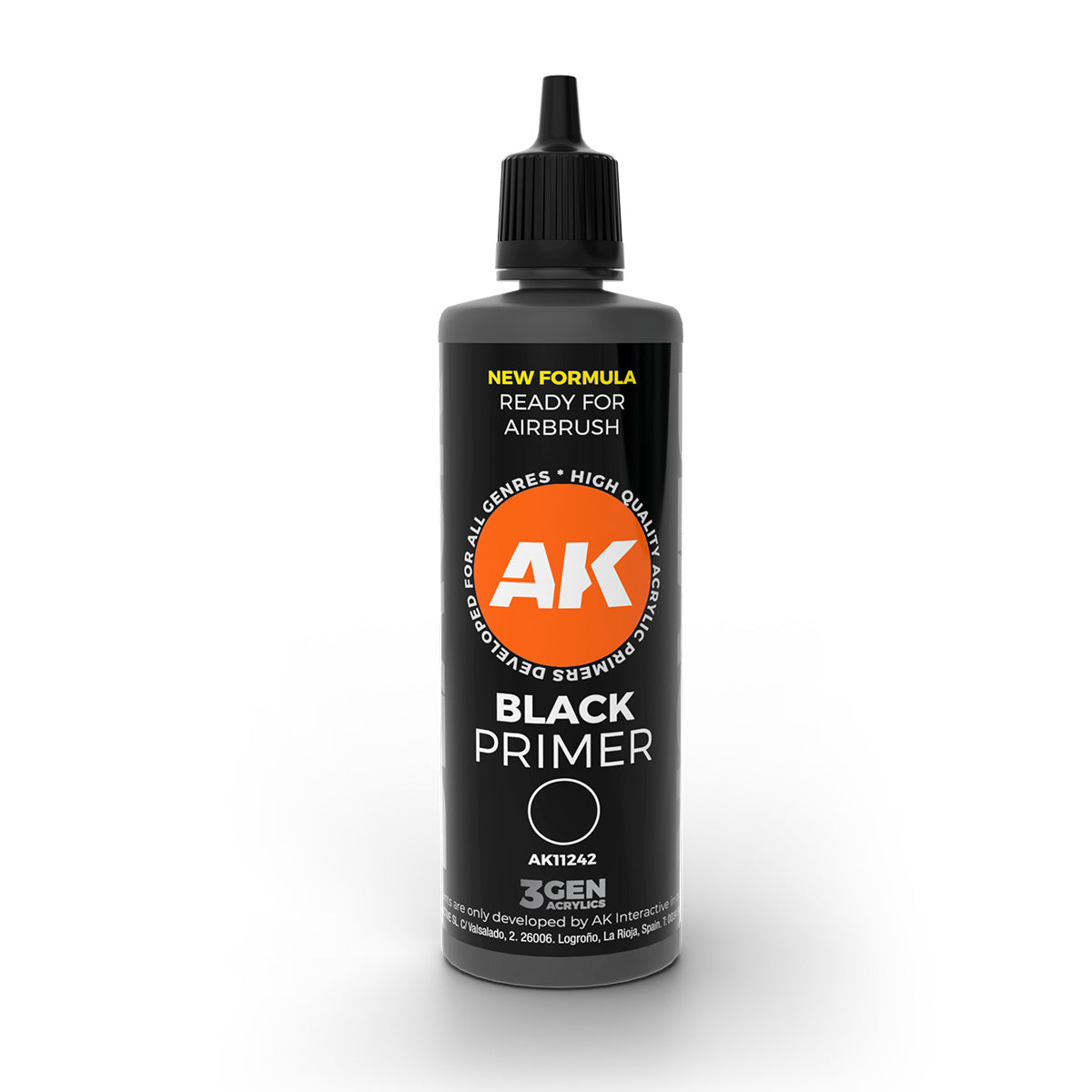 AK 3Gen Acrylics - Black Primer
