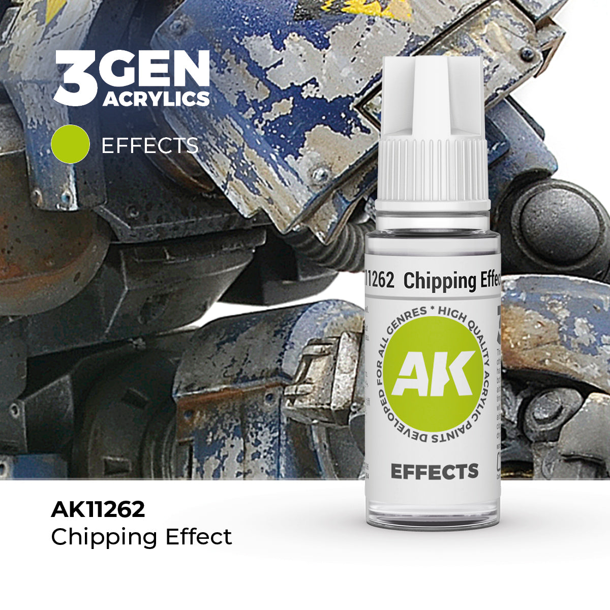 AK 3Gen Acrylics - Chipping Effect