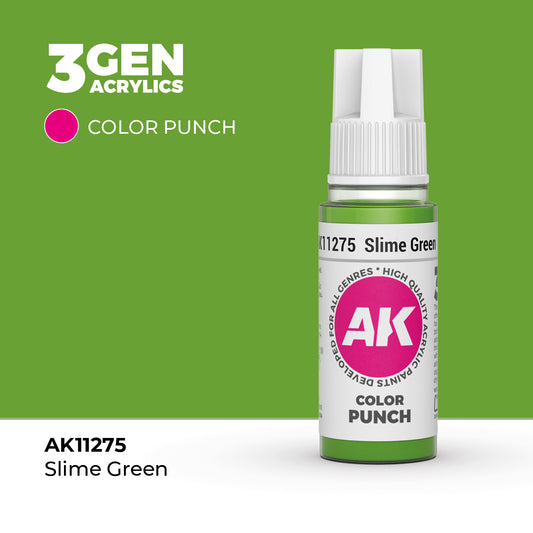AK 3Gen Acrylics - Slime Green: Color Punch