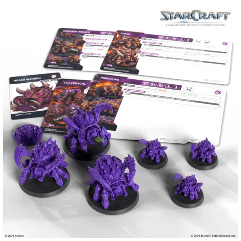 StarCraft Tabletop Miniatures Game - Roach Zerg Expansion Set