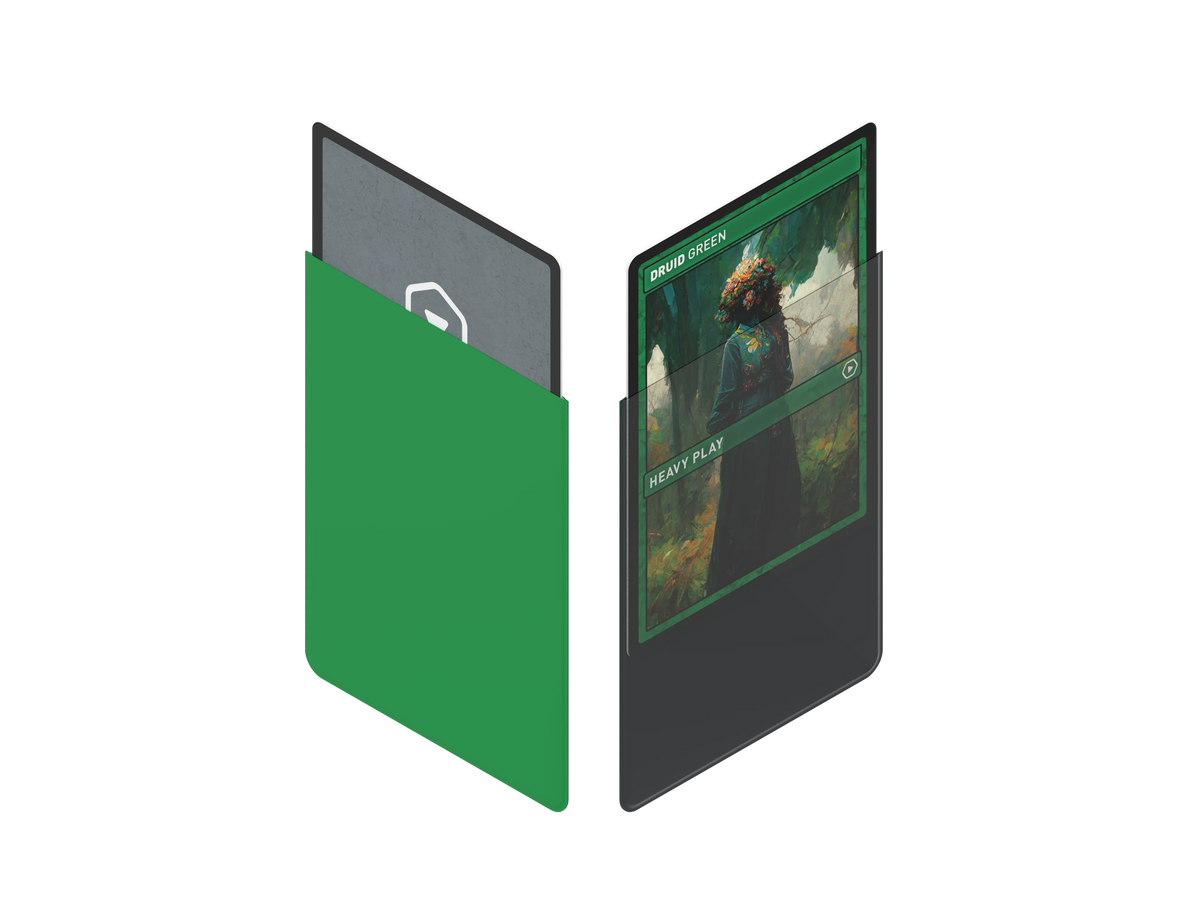 Heavy Play CURV Sleeves 100 CT - Druid Green