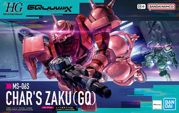 Gundam Model Kit: HG- 1/144 Char'S Zaku(Gq)