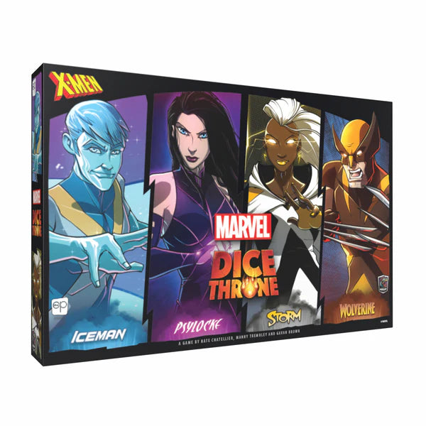 Dice Throne Marvel X-Men - Box 1 - Iceman, Psylocke, Storm, Wolverine