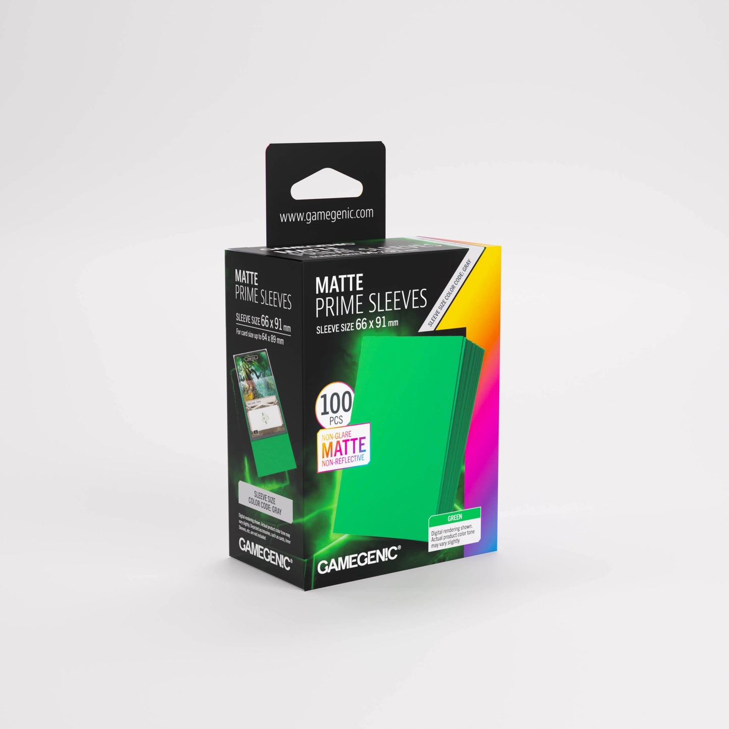 Gamegenic Matte Prime Sleeves - Green