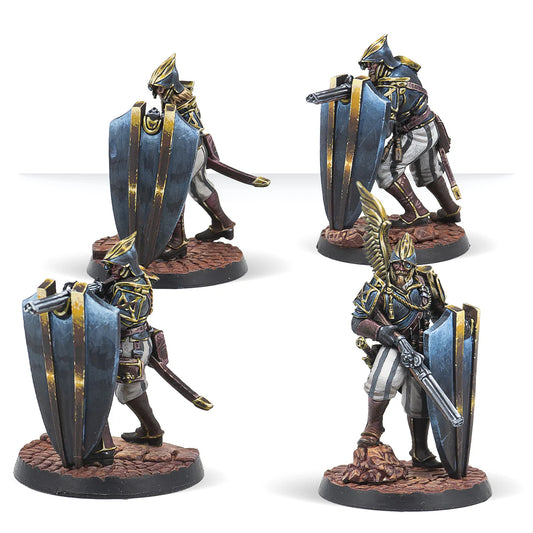 Warcrow - Hegemony: Black Legion Arquebusiers
