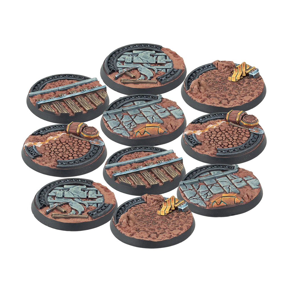 Warcrow - 30mm Mounthaven Scenery Bases, Alpha Series