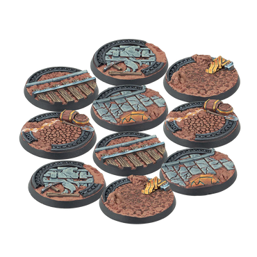 Warcrow - 30mm Mounthaven Scenery Bases, Alpha Series