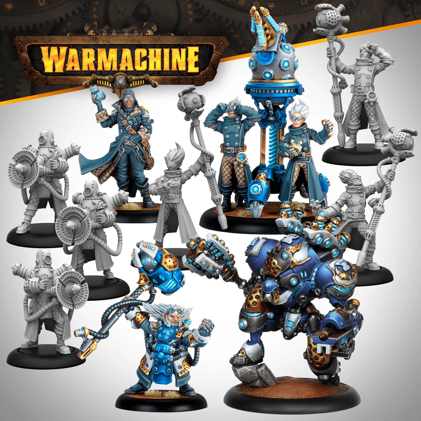 Warmachine - Cygnar Storm Forge Command Cadre