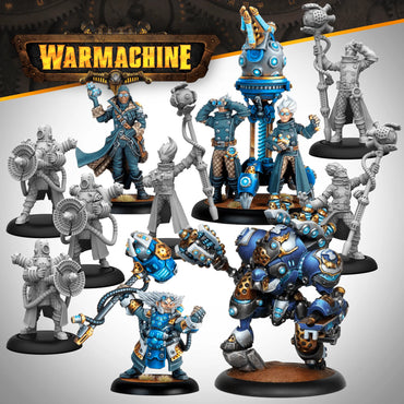Warmachine - Cygnar Storm Forge Command Cadre
