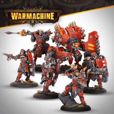 Warmachine - Khador SKS-6 Command Cadre (HIPS)