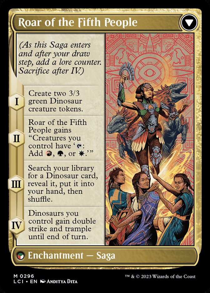 Huatli, Poet of Unity (Showcase) (Back)