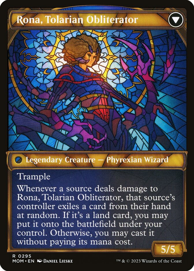 Rona, Herald of Invasion (Showcase) (Back)