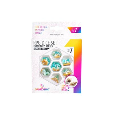 Embraced Series -  Summer Time -  RPG Dice Set