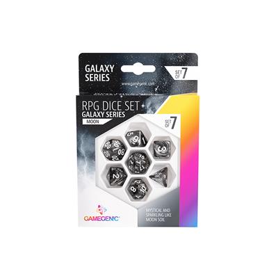 Galaxy Series -  Moon - RPG Dice  Set