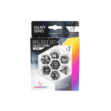 Galaxy Series -  Moon - RPG Dice  Set