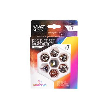 Galaxy Series - Mars- RPG Dice Set