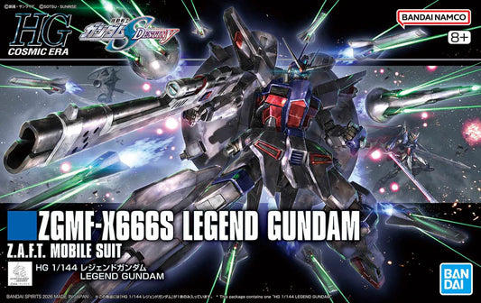 Gundam Model  Kit: HG 1/144- SEED DESTINY- Legend Gundam