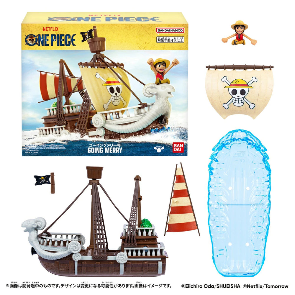 One Piece Model Kit: Grand Ship Collection- Going Merry - A Netflix Series- One Piece