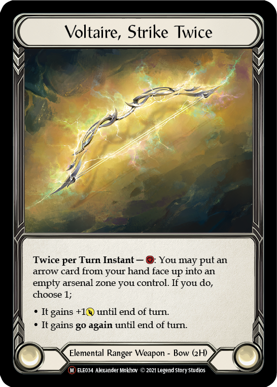 Voltaire, Strike Twice [U-ELE034] (Tales of Aria Unlimited)  Unlimited Rainbow Foil