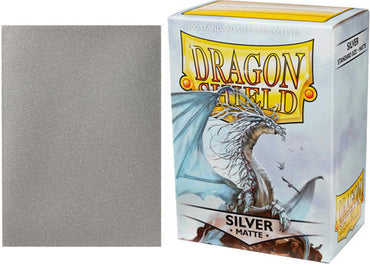 Dragon Shield Matte Sleeves - Silver