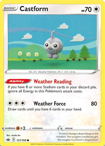 Castform (121/198) [Sword & Shield: Chilling Reign]