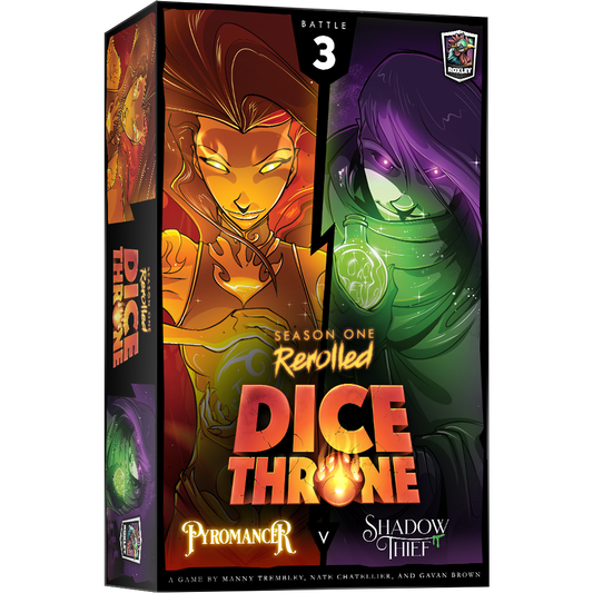 Dice Throne Season One - Box 3 - Pyromancer vs. Shadows Thief
