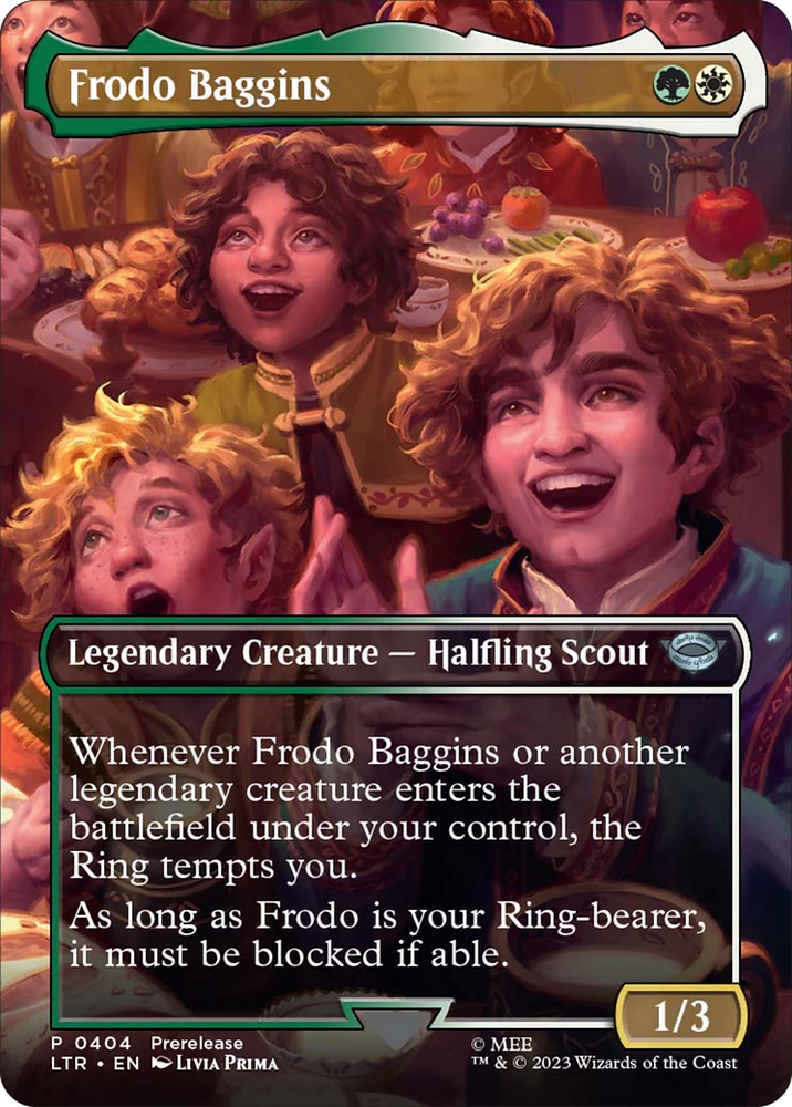 Frodo Baggins (Borderless Alternate Art) [The Lord of the Rings: Tales of Middle-Earth]