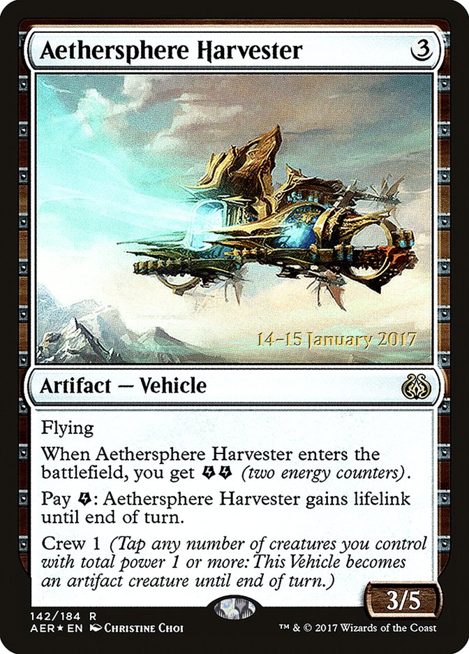 Aethersphere Harvester [Aether Revolt Prerelease Promos]