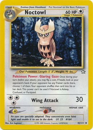 Noctowl (42/111) [Neo Genesis Unlimited]