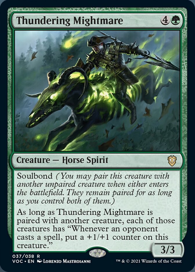 Thundering Mightmare [Innistrad: Crimson Vow Commander]
